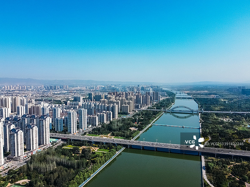 大同市 平城区 南环桥 御河 迎宾桥 兴云桥 平城桥 兴云国际图片素材