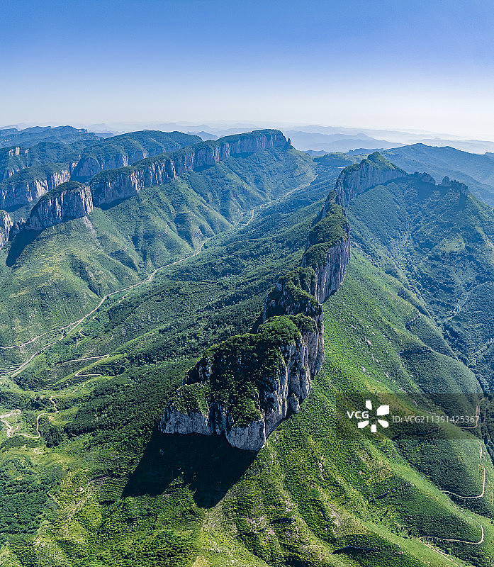 太行山的夏天图片素材