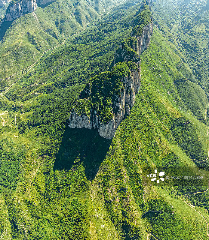 太行山的夏天图片素材