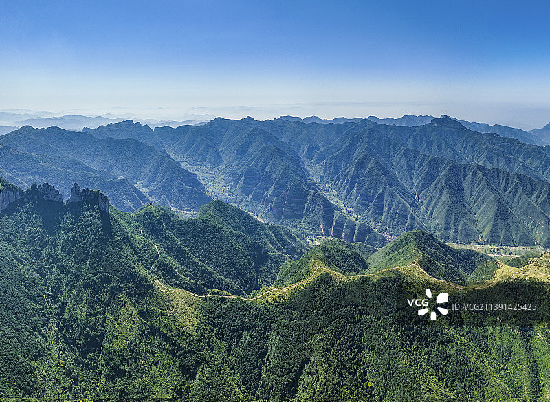 太行山的夏天图片素材
