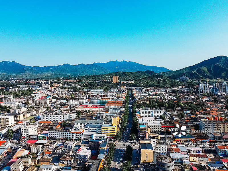 涞源县 县医院 泰山宫 中心路 广昌大街图片素材
