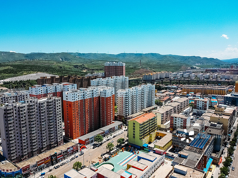 宁武县 栖凤山 龙山公园 万佛寺 水利大厦 西门街图片素材