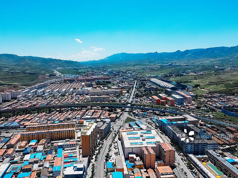 宁武县 栖凤山 龙山公园 万佛寺 水利大厦 西门街图片素材