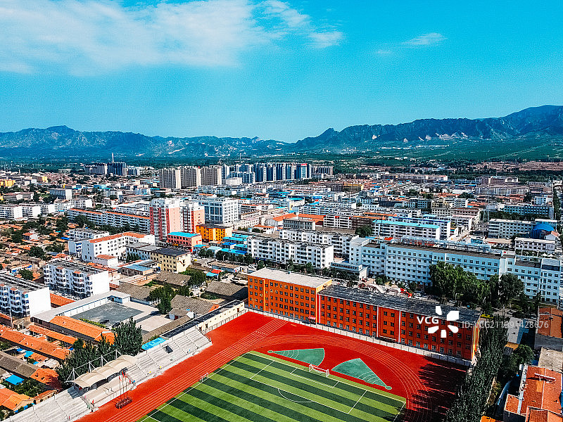 灵丘县 唐河公园 新华西街 宝林寺 武灵王公园图片素材