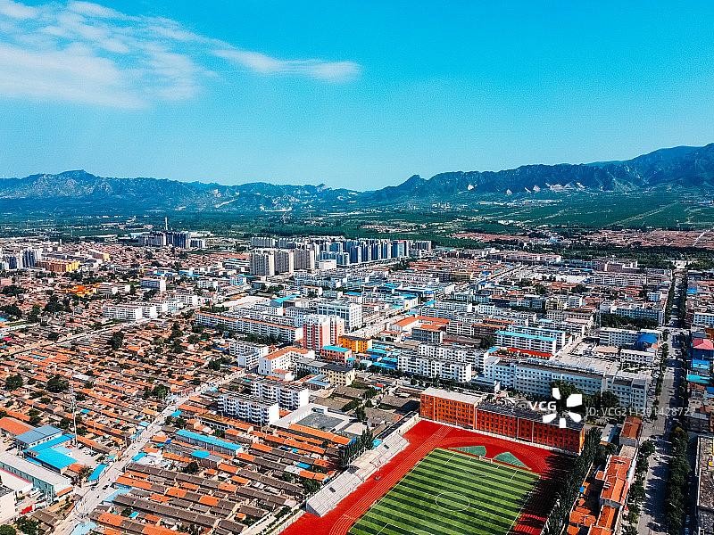 灵丘县 唐河公园 新华西街 宝林寺 武灵王公园图片素材