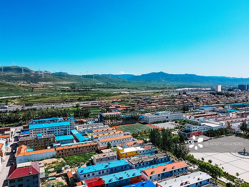 神池县 省府东街 人民广场 人民医院 神府公园 温岭北路 深池西海图片素材