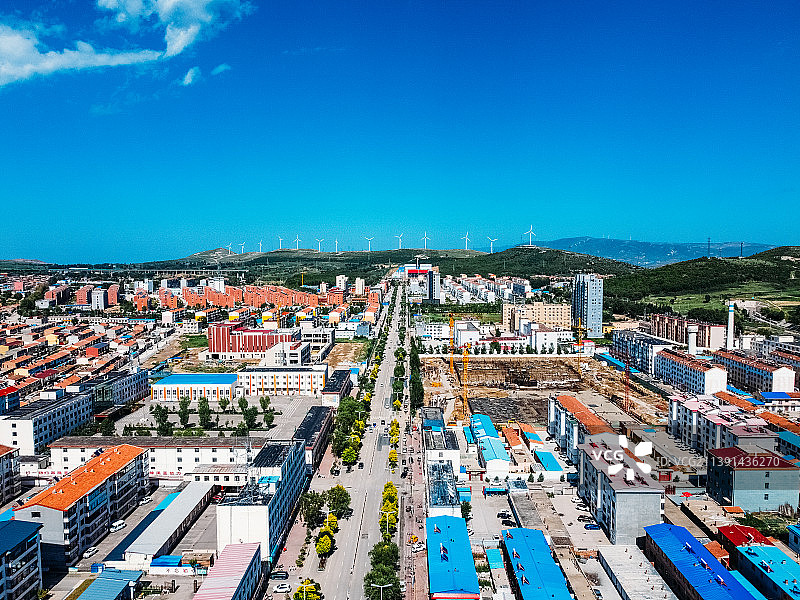 神池县 省府东街 人民广场 人民医院 神府公园 温岭北路 深池西海图片素材