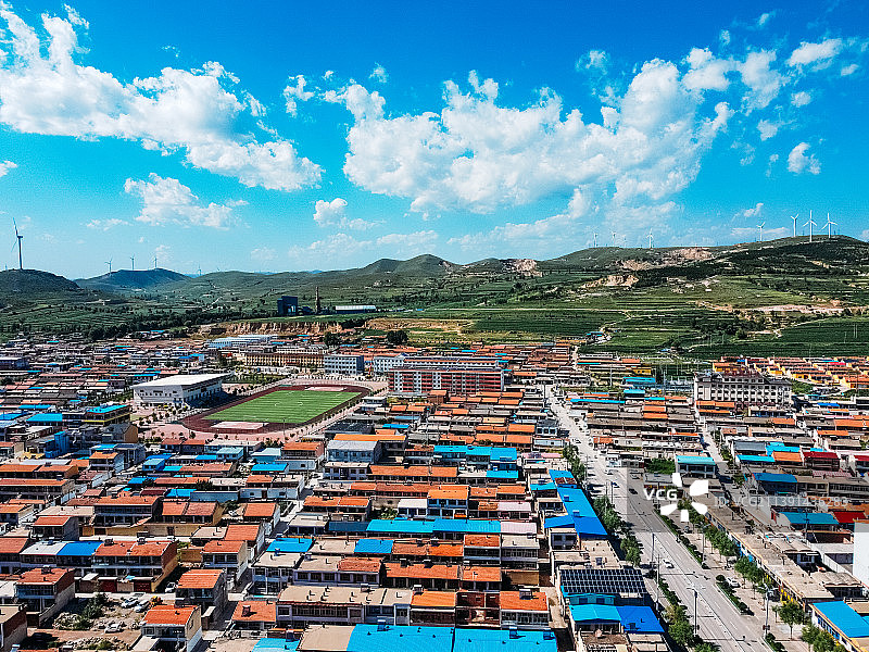 神池县 省府东街 人民广场 人民医院 神府公园 温岭北路 深池西海图片素材