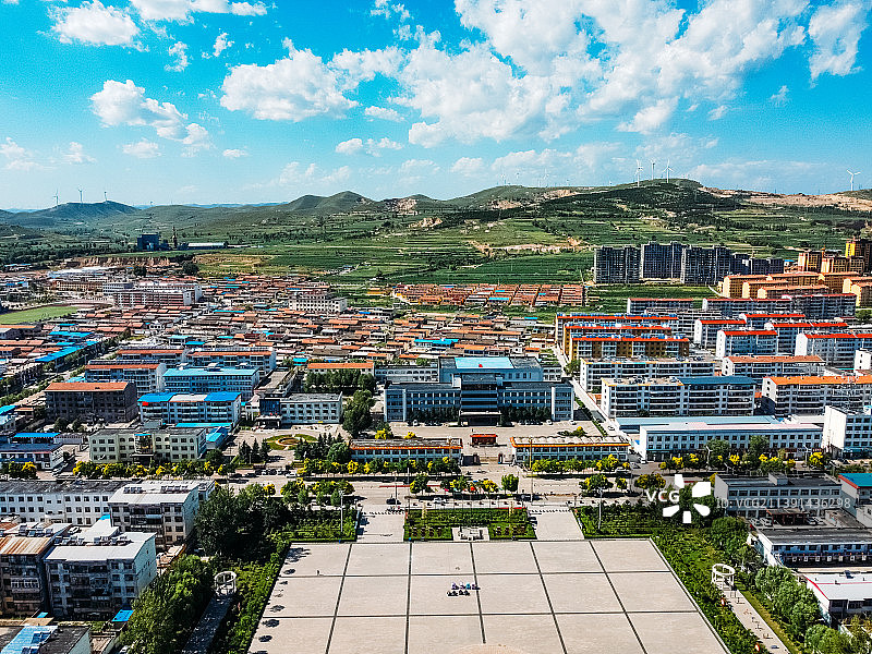 神池县 省府东街 人民广场 人民医院 神府公园 温岭北路 深池西海图片素材