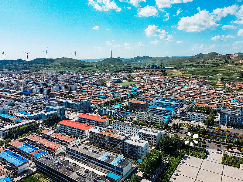 神池县 省府东街 人民广场 人民医院 神府公园 温岭北路 深池西海图片素材