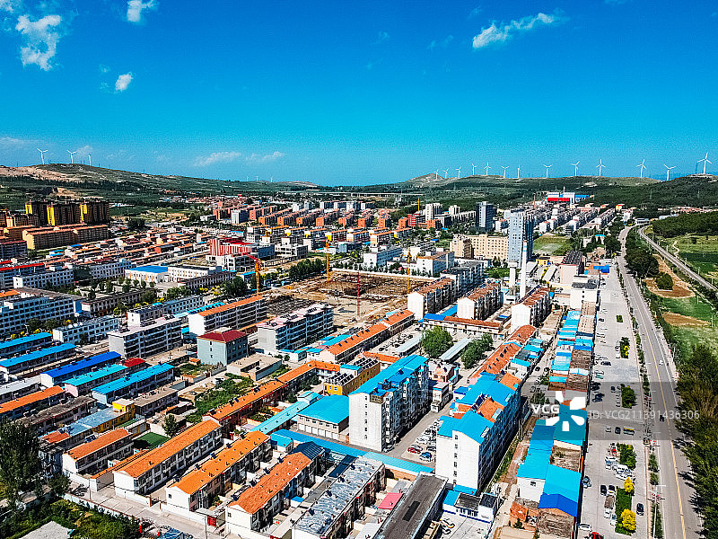 神池县 省府东街 人民广场 人民医院 神府公园 温岭北路 深池西海图片素材