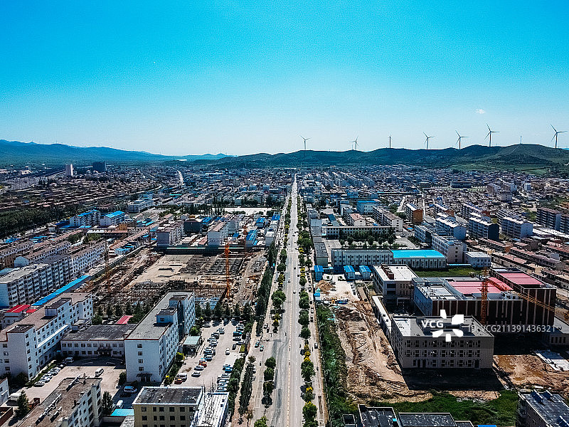 神池县 省府东街 人民广场 人民医院 神府公园 温岭北路 深池西海图片素材