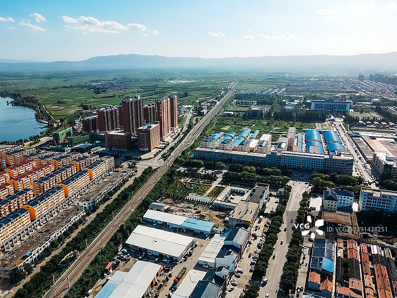 朔州市 星悦港文化中心 恢河 恢河大桥 护国寺 滨河公园 马邑南路 朔城区图片素材