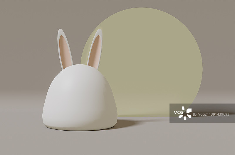 传统节日卡通3D兔年兔子图片素材