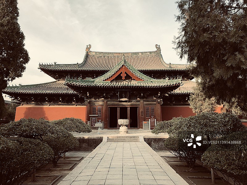 正定隆兴寺摩尼殿图片素材