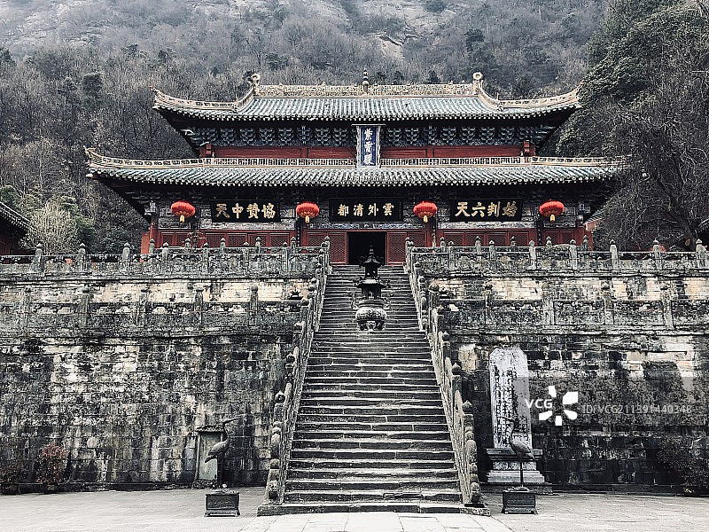武当山紫霄殿图片素材
