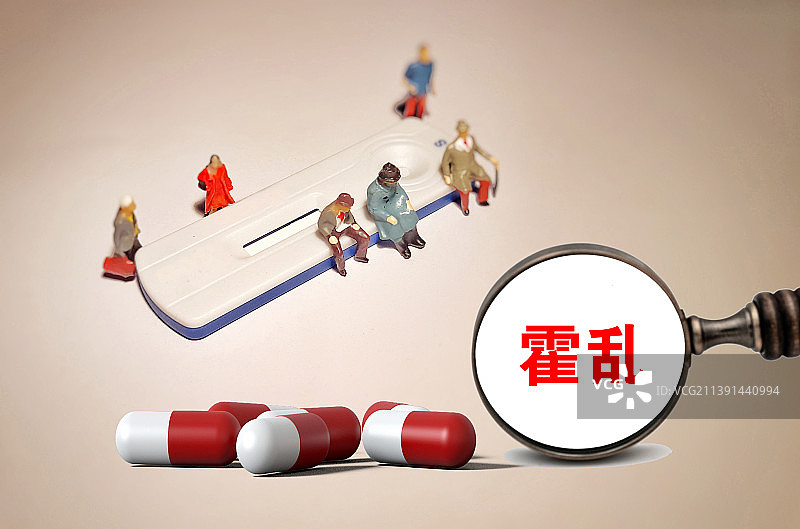 医疗概念配图：霍乱图片素材