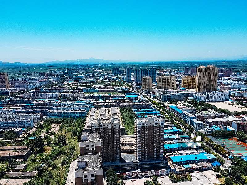 原平市 范亭文体广场 人民医院 世纪广场 金泉大厦 前进西街 文化馆图片素材