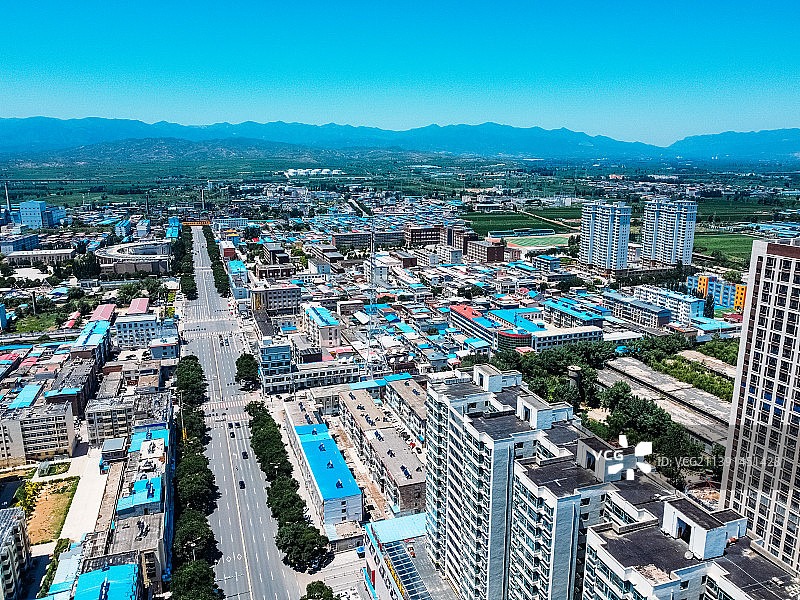 原平市 范亭文体广场 人民医院 世纪广场 金泉大厦 前进西街 文化馆图片素材