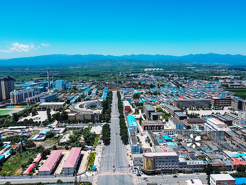 原平市 范亭文体广场 人民医院 世纪广场 金泉大厦 前进西街 文化馆图片素材