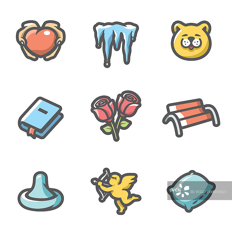 春季约会图标素材图片素材
