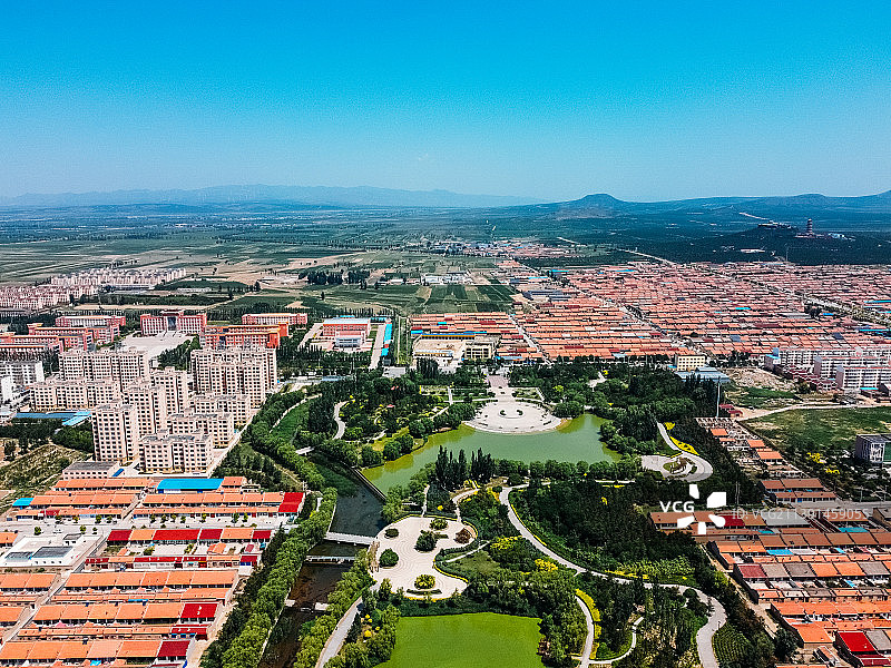 云州区 大同市 昊天寺 火山公园 体育馆 生态公园图片素材
