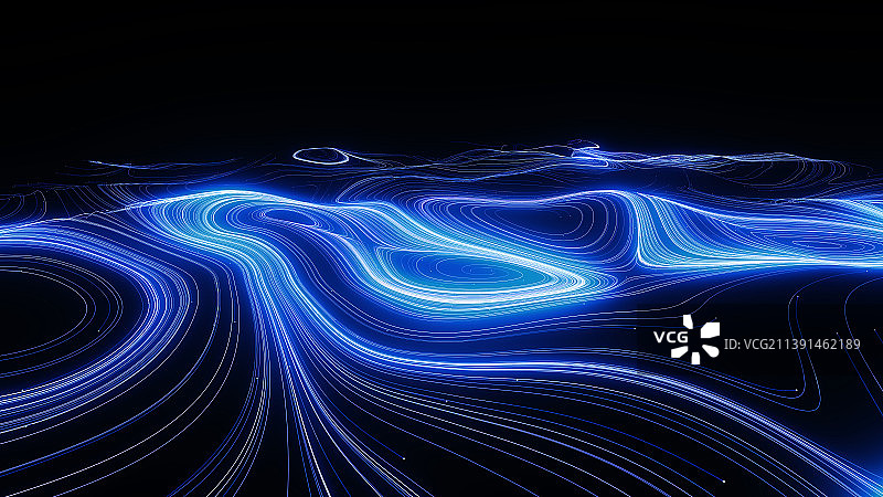 三维光线抽象科技旋涡光线背景图片素材