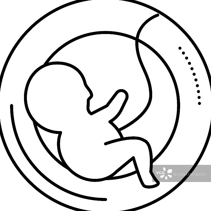 数字超声设备线条图标图片素材