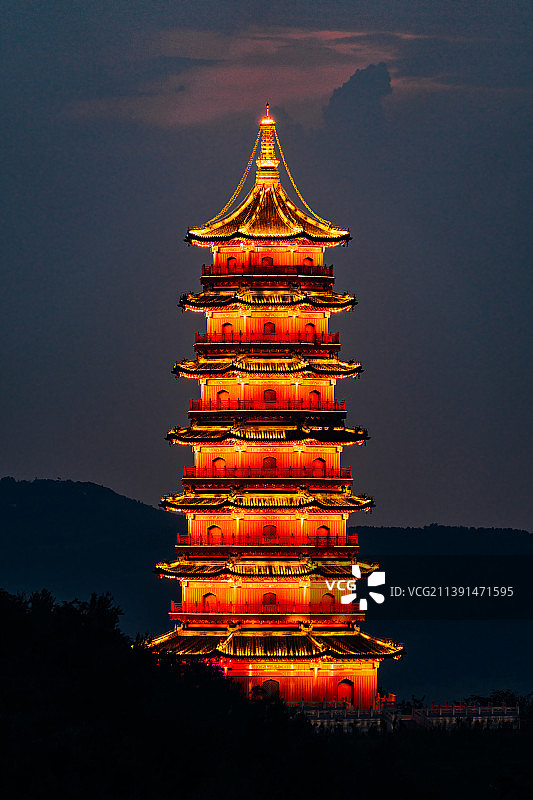 河南省许昌市襄城县文峰塔图片素材