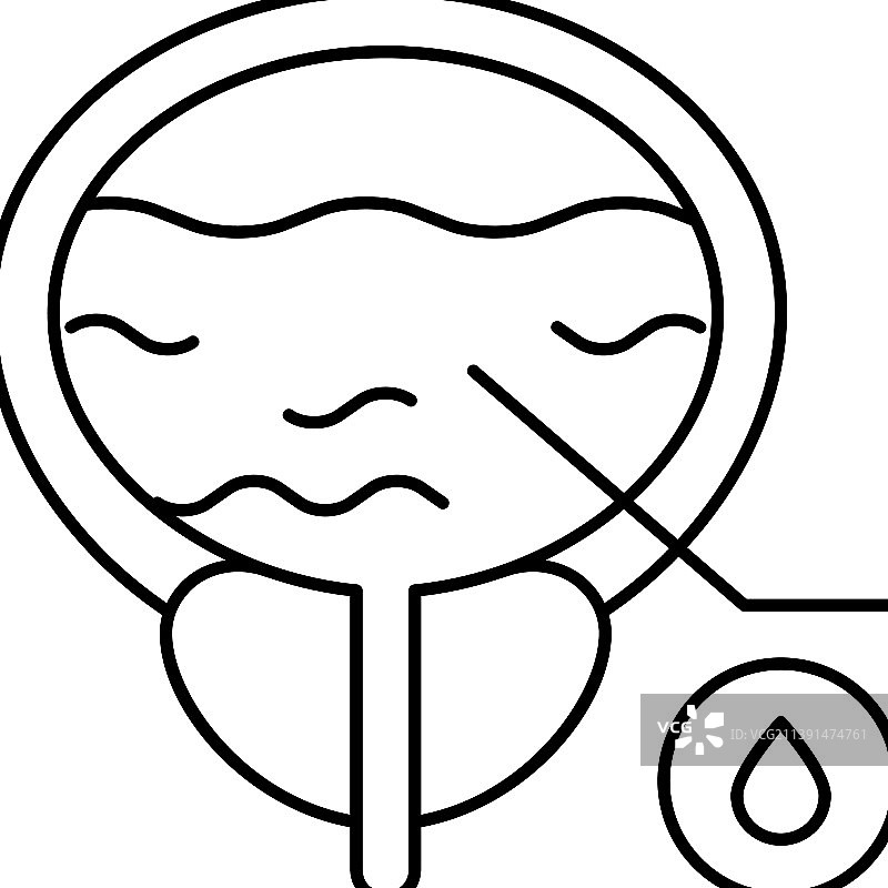 血尿细线图标图片素材