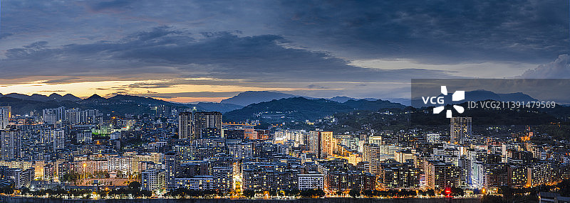 红军之乡，气都之心宣汉县城！图片素材