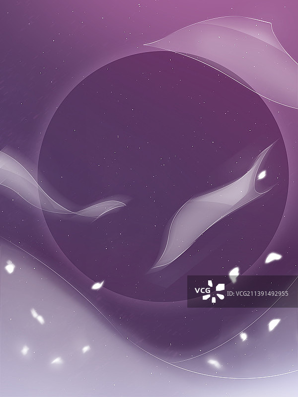 梦幻紫红色调夜空背景图片素材