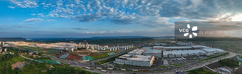 四川时代能源科技有限公司全景图——打造中国锂都，动力电池，宜宾图片素材