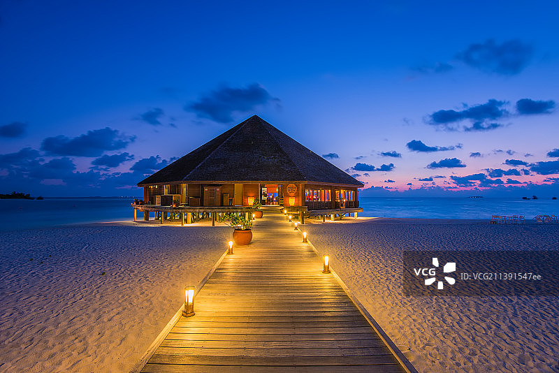 华灯初上图片素材