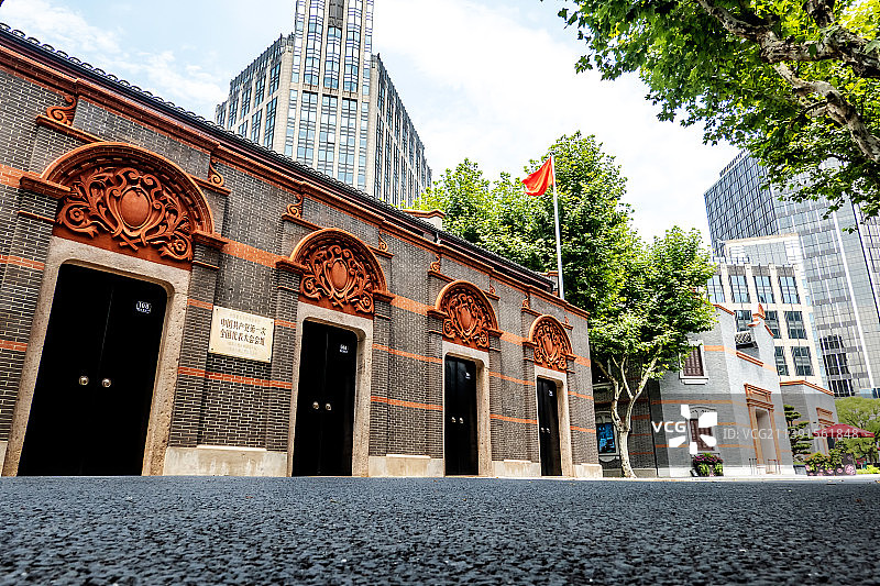 上海中共一大会址图片素材