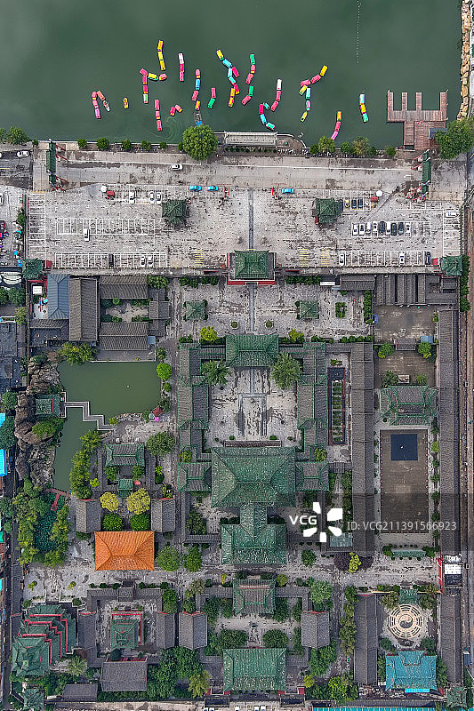 俯瞰开封府图片素材