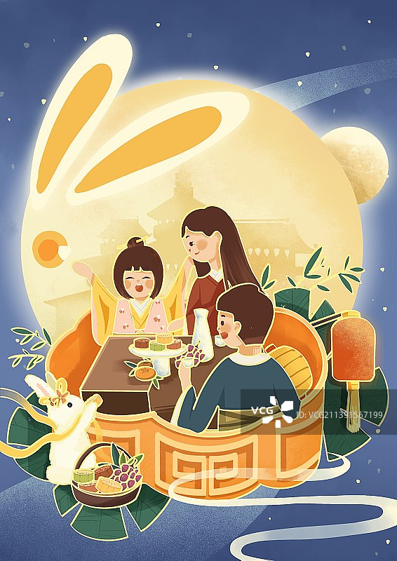 中秋团圆图片素材