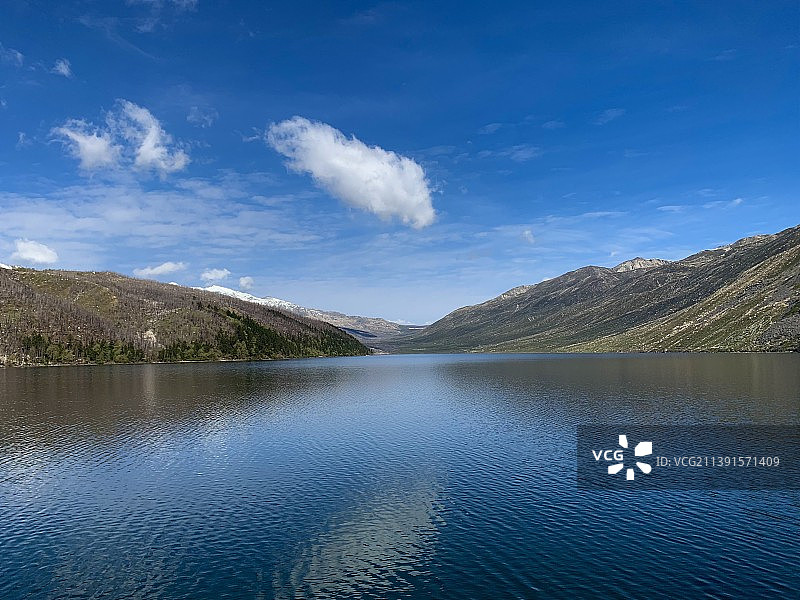 甘孜康定情歌木格措图片素材
