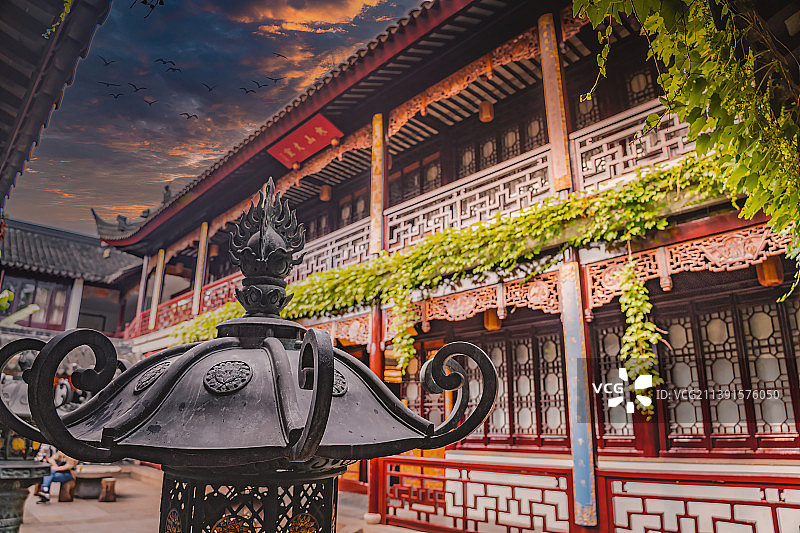 江苏省苏州市寒山寺景区（姑苏城外寒山寺））图片素材