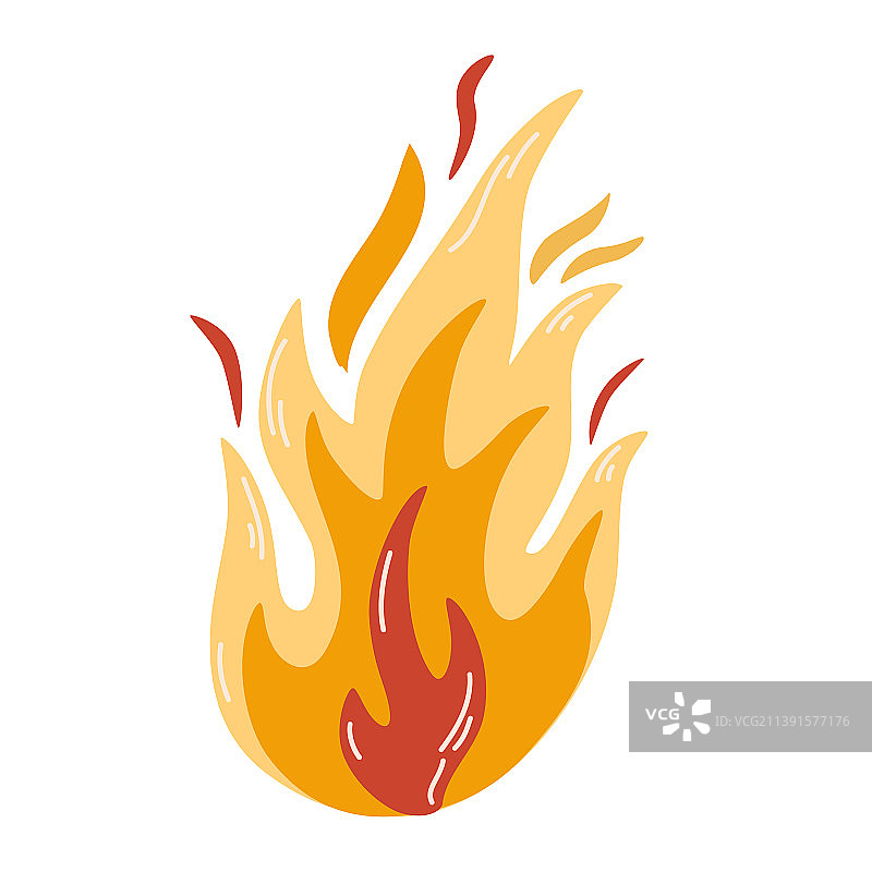 燃烧的火焰图标图片素材