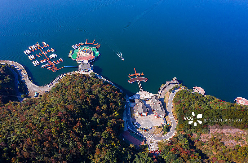 安徽省安庆太湖县花亭湖图片素材