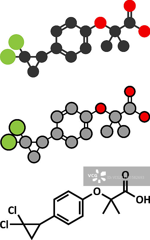 西普贝特高脂血症药物分子图片素材