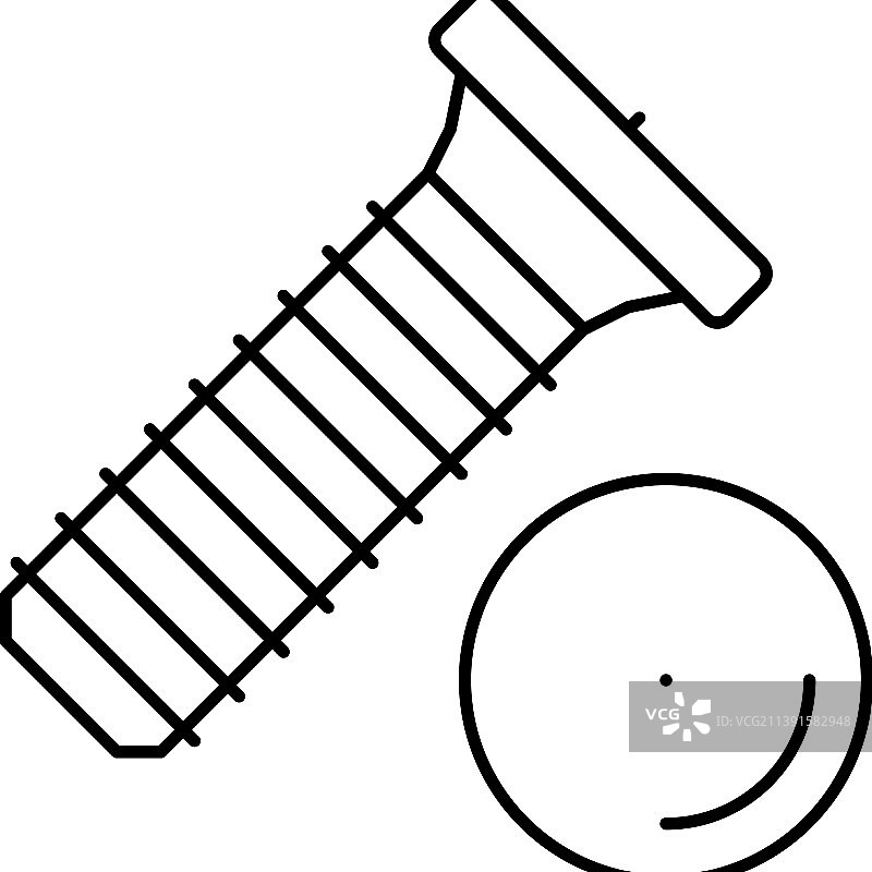 焊接螺丝线图标图片素材