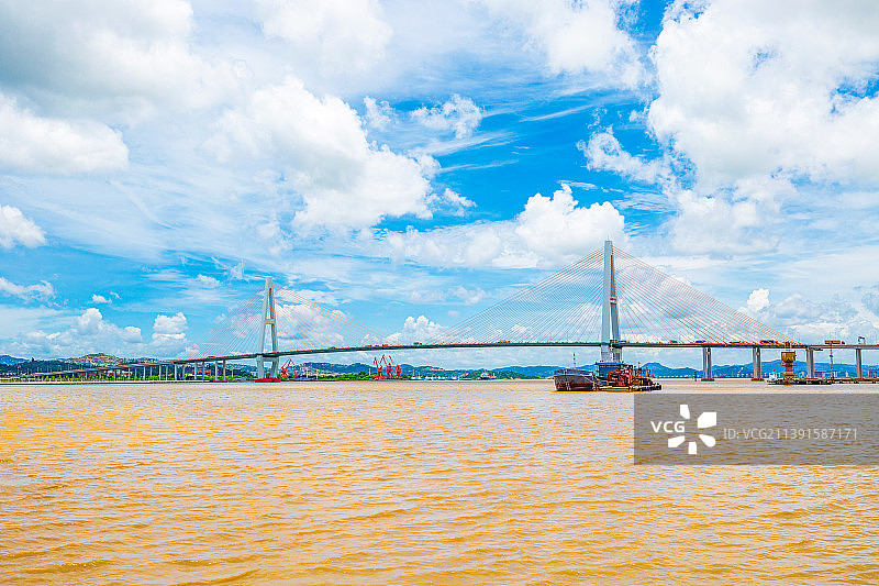 汕头市潮人码头礐石大桥图片素材