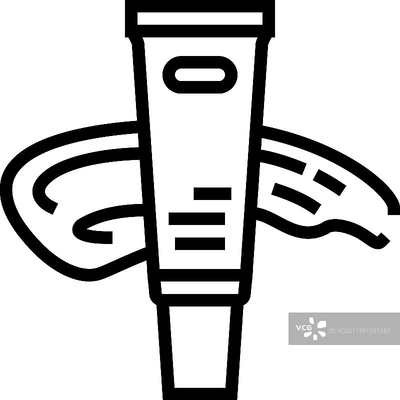 天然皮肤保湿线条图标图片素材