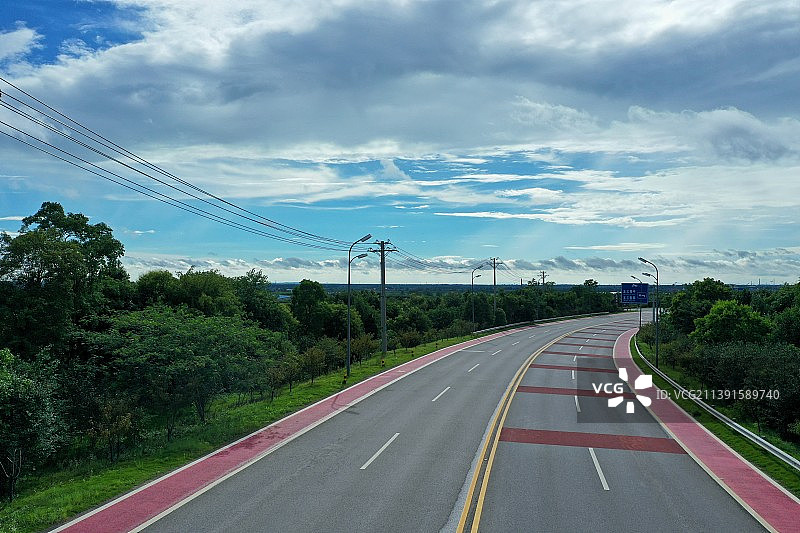 彩色的路面图片素材