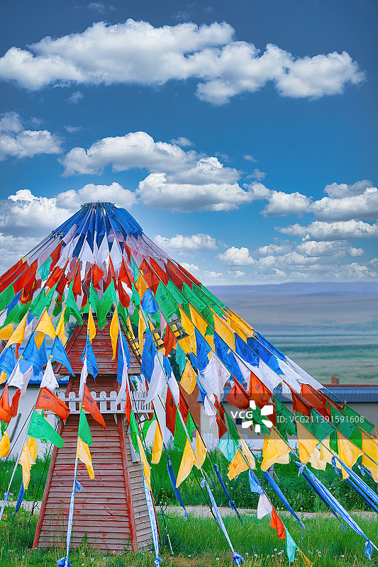 内蒙古希拉穆仁草原，呼伦贝尔大草原图片素材