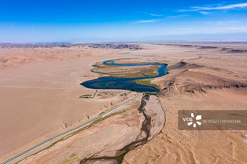 黑河大墩门水利枢纽图片素材