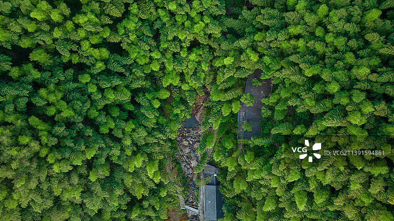 浙江省衢州市柯城区桃园七里风景区，称得上是衢州的后花园图片素材