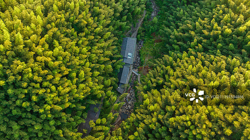 浙江省衢州市柯城区桃园七里风景区，称得上是衢州的后花园图片素材